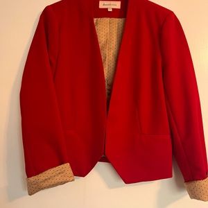 Red Fitted Blazer~ Daniel Rainn